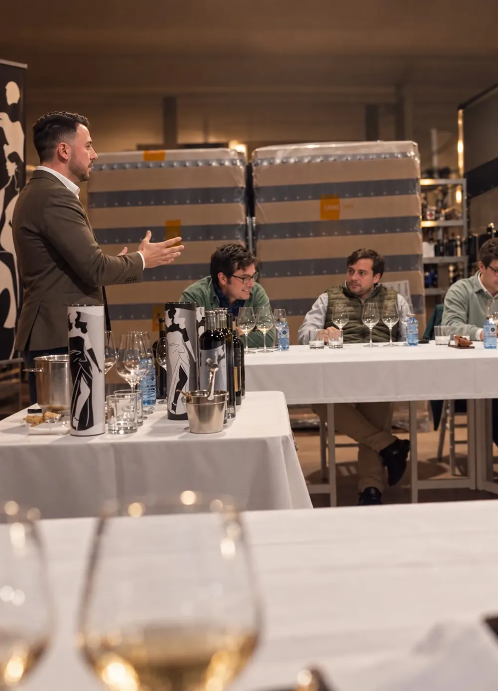 Prova conduzida pela equipa da Bodega Latarce